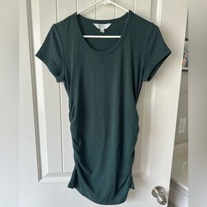 Classic Maternity Dark Green Short Sleeve Tee